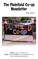 Plainfield Coop Newsletter Winter 2015 - 2016