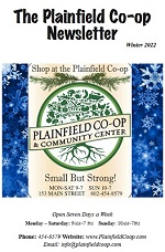 Plainfield Coop Newsletter Winter 2021 - 2022