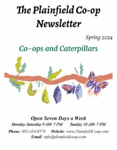 Newsletter Spring 2024 - Co-ops and Caterpillars