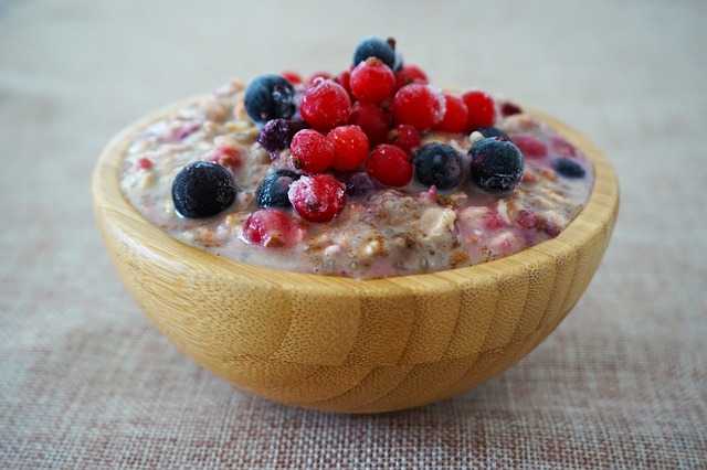 oats with fruits
